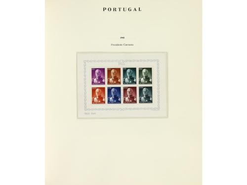 LOTES y COLECCIONES. PORTUGAL. Colección en 2 álbumes de 185