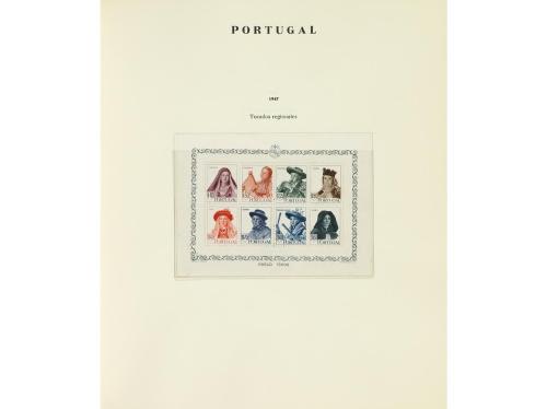 LOTES y COLECCIONES. PORTUGAL. Colección en 2 álbumes de 185