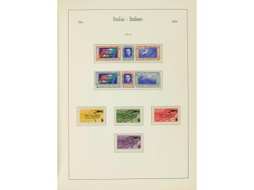 LOTES y COLECCIONES. ITALIA. Colección montada en 2 álbumes 