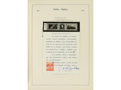 LOTES y COLECCIONES. ITALIA. Colección montada en 2 álbumes 