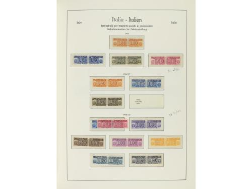 LOTES y COLECCIONES. ITALIA. Colección montada en 2 álbumes 
