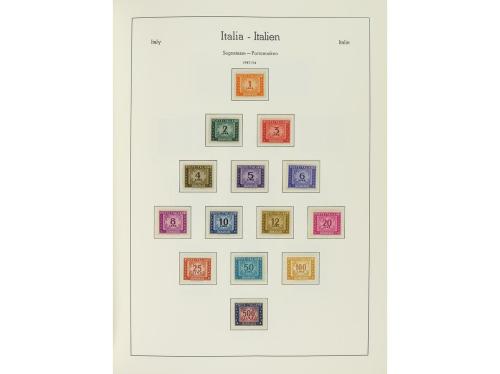 LOTES y COLECCIONES. ITALIA. Colección montada en 2 álbumes 