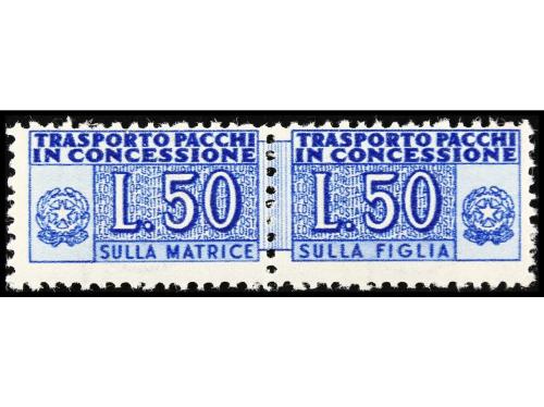 * ITALIA. Ed. 68/71. 1953. PAQUETES POSTALES. Serie completa