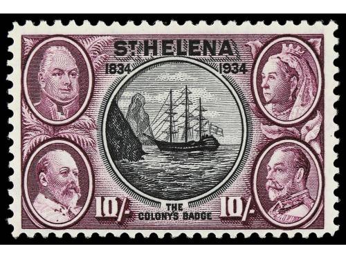 * SANTA HELENA. Yv. 79/88. SERIE COMPLETA, 10 valores. Yvert