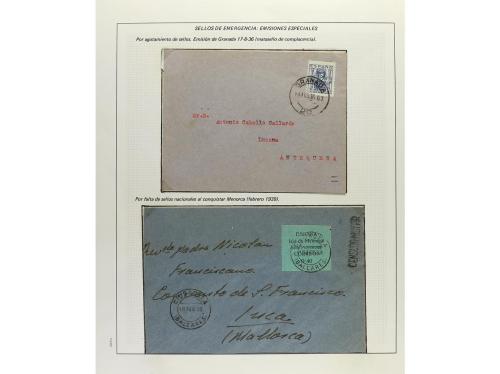 ESPAÑA GUERRA CIVIL. CENSURAS MILITARES. Colección especial