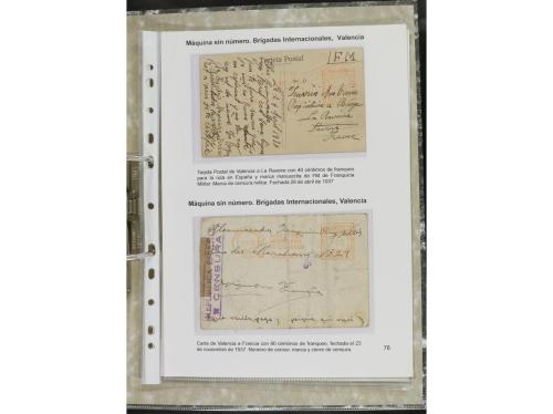 ✉ ESPAÑA. 1932-44. FRANQUEO MECÁNICO. Colección especializa