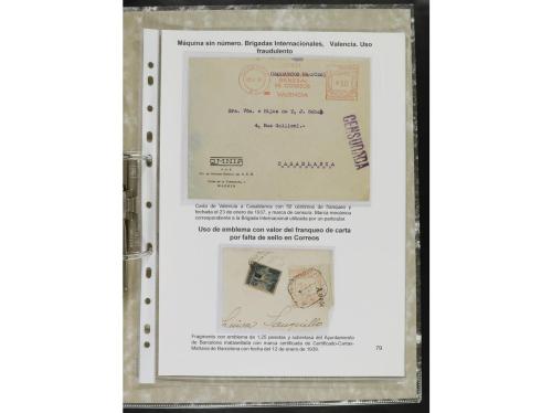 ✉ ESPAÑA. 1932-44. FRANQUEO MECÁNICO. Colección especializa