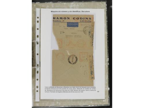 ✉ ESPAÑA. 1932-44. FRANQUEO MECÁNICO. Colección especializa