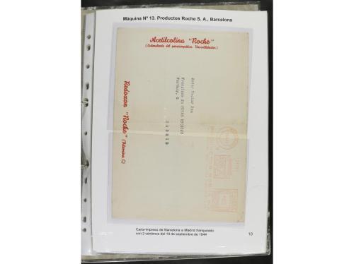 ✉ ESPAÑA. 1932-44. FRANQUEO MECÁNICO. Colección especializa