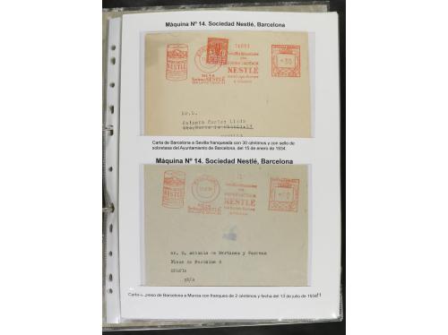 ✉ ESPAÑA. 1932-44. FRANQUEO MECÁNICO. Colección especializa