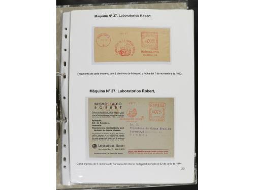✉ ESPAÑA. 1932-44. FRANQUEO MECÁNICO. Colección especializa