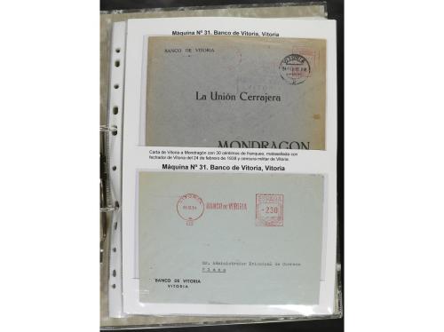 ✉ ESPAÑA. 1932-44. FRANQUEO MECÁNICO. Colección especializa