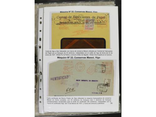 ✉ ESPAÑA. 1932-44. FRANQUEO MECÁNICO. Colección especializa