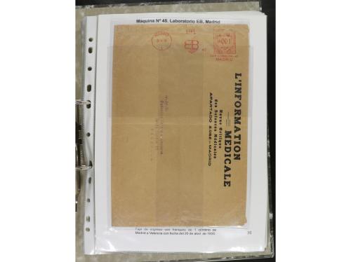 ✉ ESPAÑA. 1932-44. FRANQUEO MECÁNICO. Colección especializa
