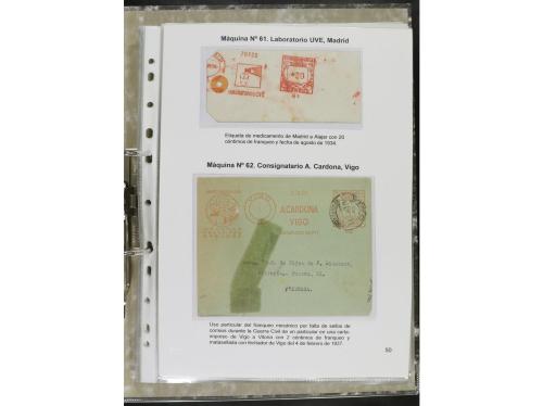 ✉ ESPAÑA. 1932-44. FRANQUEO MECÁNICO. Colección especializa