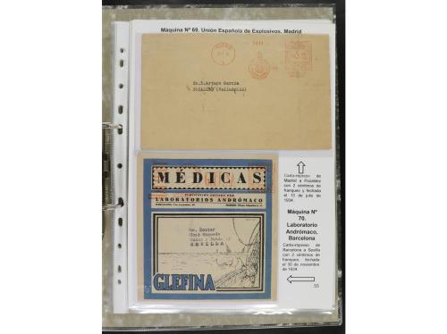 ✉ ESPAÑA. 1932-44. FRANQUEO MECÁNICO. Colección especializa
