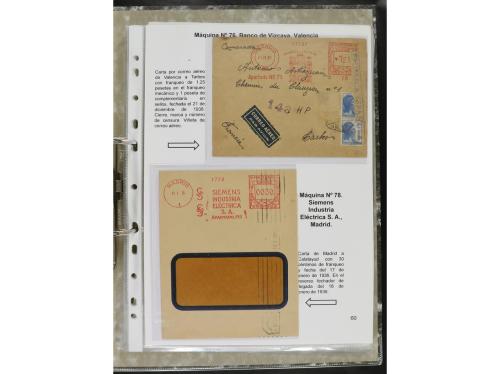 ✉ ESPAÑA. 1932-44. FRANQUEO MECÁNICO. Colección especializa