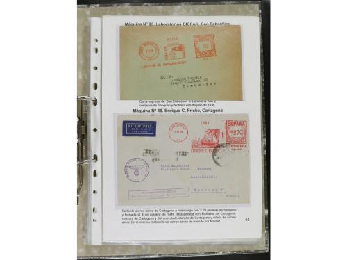 ✉ ESPAÑA. 1932-44. FRANQUEO MECÁNICO. Colección especializa