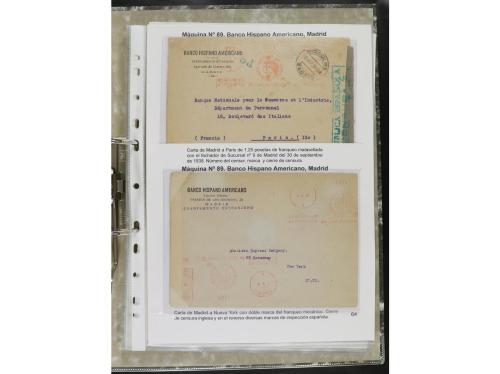 ✉ ESPAÑA. 1932-44. FRANQUEO MECÁNICO. Colección especializa