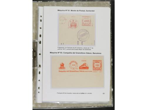 ✉ ESPAÑA. 1932-44. FRANQUEO MECÁNICO. Colección especializa