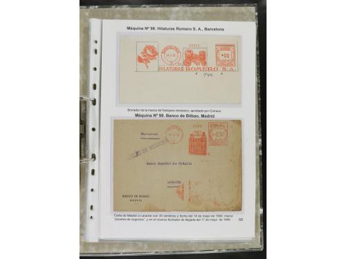 ✉ ESPAÑA. 1932-44. FRANQUEO MECÁNICO. Colección especializa