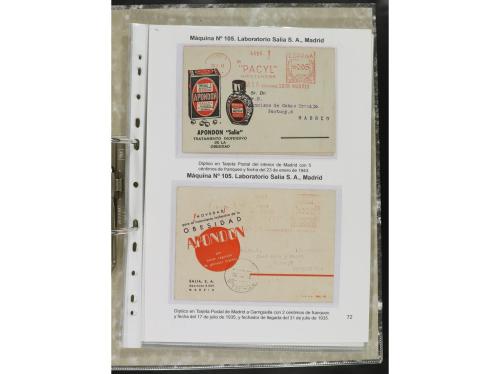 ✉ ESPAÑA. 1932-44. FRANQUEO MECÁNICO. Colección especializa