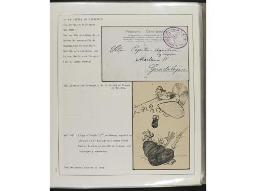 ° ✉ Δ ESPAÑA. 1914-1936. CORREO AÉREO. Colección en hojas d