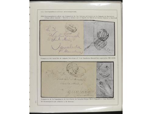 ° ✉ Δ ESPAÑA. 1914-1936. CORREO AÉREO. Colección en hojas d