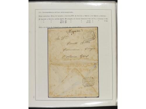 ° ✉ Δ ESPAÑA. 1914-1936. CORREO AÉREO. Colección en hojas d