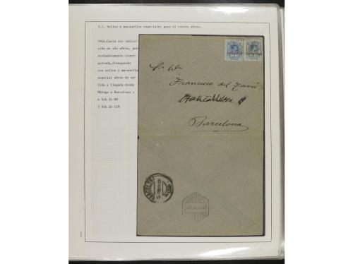 ° ✉ Δ ESPAÑA. 1914-1936. CORREO AÉREO. Colección en hojas d
