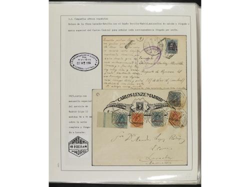 ° ✉ Δ ESPAÑA. 1914-1936. CORREO AÉREO. Colección en hojas d