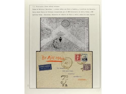 ✉ LOTES y COLECCIONES. CORREO AÉREO. 1930-1936. Colección en