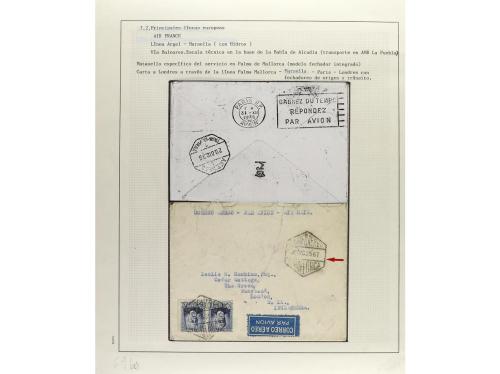 ✉ LOTES y COLECCIONES. CORREO AÉREO. 1930-1936. Colección en