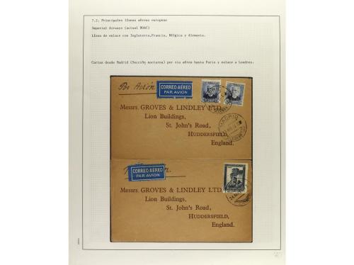 ✉ LOTES y COLECCIONES. CORREO AÉREO. 1930-1936. Colección en