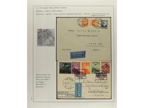 ✉ LOTES y COLECCIONES. CORREO AÉREO. 1930-1936. Colección en