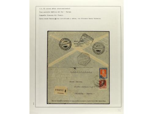 ✉ LOTES y COLECCIONES. CORREO AÉREO. 1930-1936. Colección en