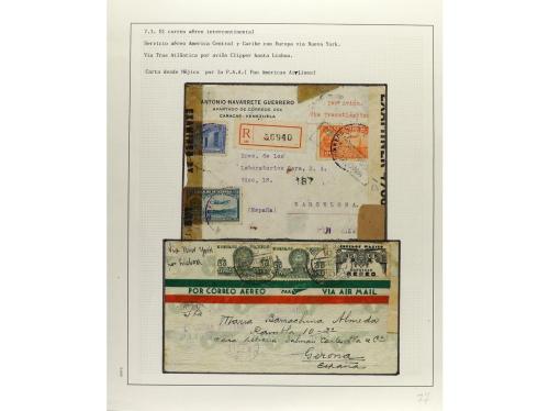 ✉ LOTES y COLECCIONES. CORREO AÉREO. 1930-1936. Colección en