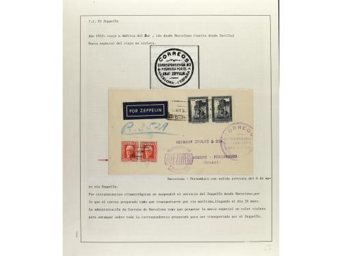 ✉ LOTES y COLECCIONES. CORREO AÉREO. VUELOS POR GRAF ZEPPELI