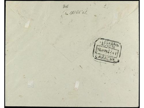 ✉ ESPAÑA. Ed. 388/91. 1927. MADRID a LARACHE. Serie completa