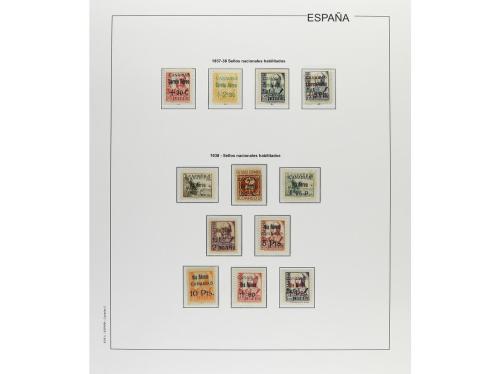 LOTES y COLECCIONES. CANARIAS. Colección montada en hojas Ed