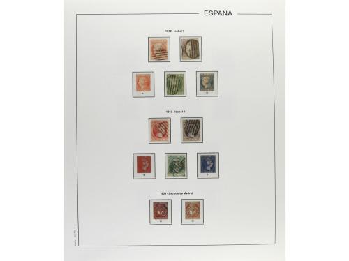 LOTES y COLECCIONES. ESPAÑA. Colección montada en álbum, per