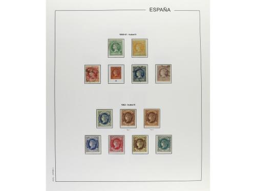 LOTES y COLECCIONES. ESPAÑA. Colección montada en álbum, per