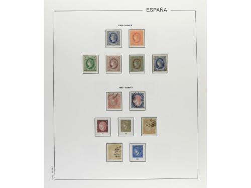 LOTES y COLECCIONES. ESPAÑA. Colección montada en álbum, per