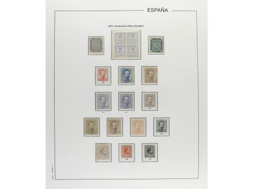 LOTES y COLECCIONES. ESPAÑA. Colección montada en álbum, per