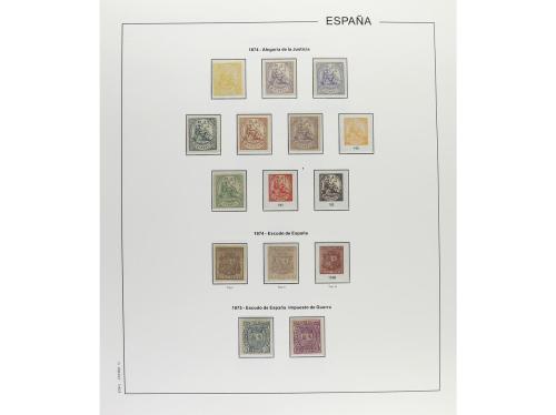 LOTES y COLECCIONES. ESPAÑA. Colección montada en álbum, per