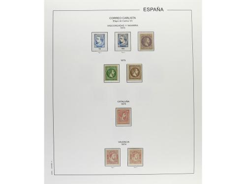 LOTES y COLECCIONES. ESPAÑA. Colección montada en álbum, per