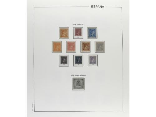 LOTES y COLECCIONES. ESPAÑA. Colección montada en álbum, per