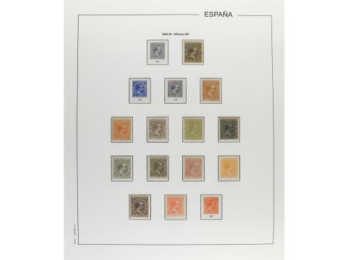 LOTES y COLECCIONES. ESPAÑA. Colección montada en álbum, per