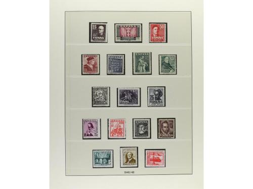 LOTES y COLECCIONES. ESPAÑA. Colección en álbum Lindner de 1