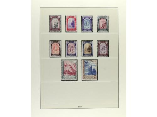 LOTES y COLECCIONES. ESPAÑA. Colección en álbum Lindner de 1